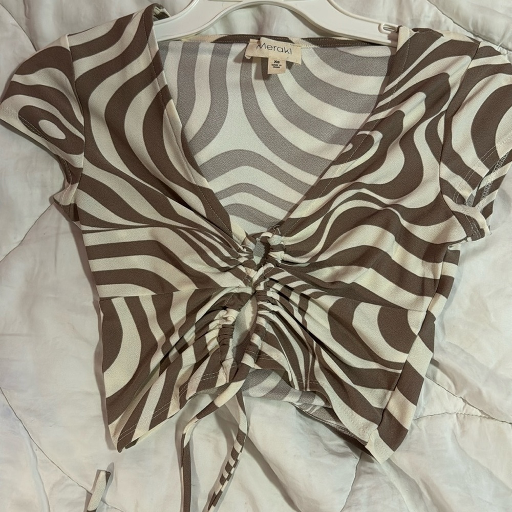Crop top ties